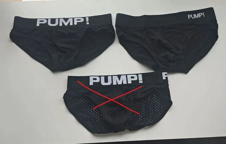 PUMP! Briefs (Set of 3, incl. Mesh) – Size M thumbnail