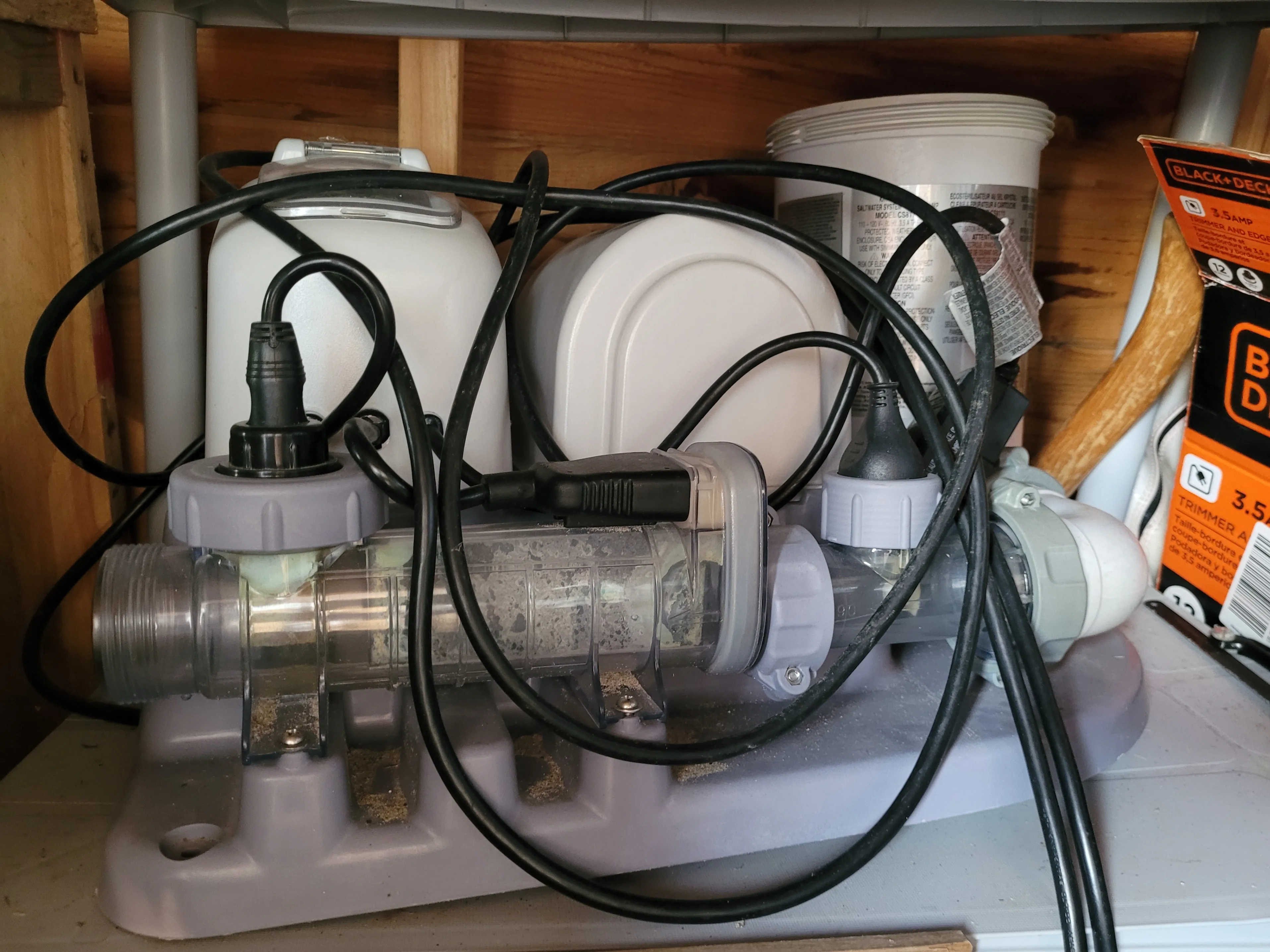 Used Intex Rectangular Ultra Frame Above Ground Pool- 18'x9'x52" image indicator(3)