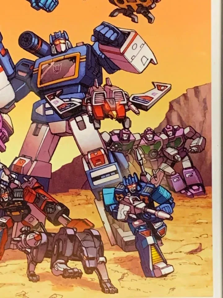 Framed Transformers G1 Decepticons Team Print. Megatron image indicator(2)