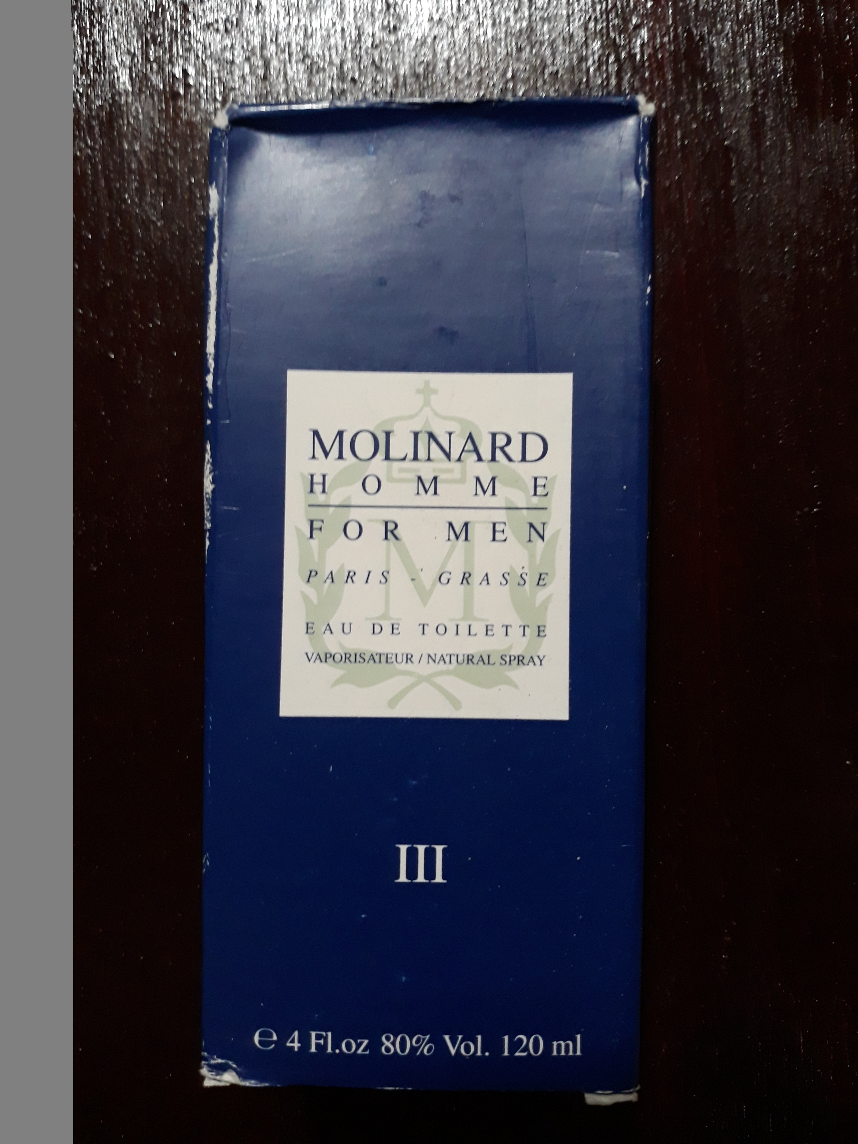 Rare Molinard Homme III EDT Spray 4oz NIB - Men's Cologne