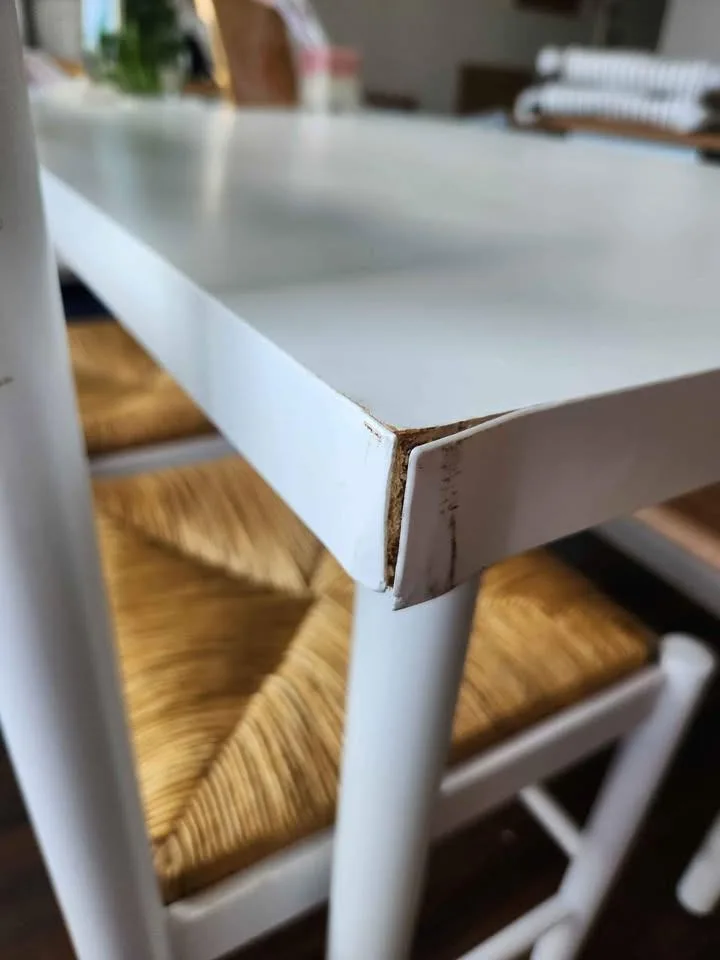 White Table, Dining Table, Office Desk (Ikea) image indicator(5)