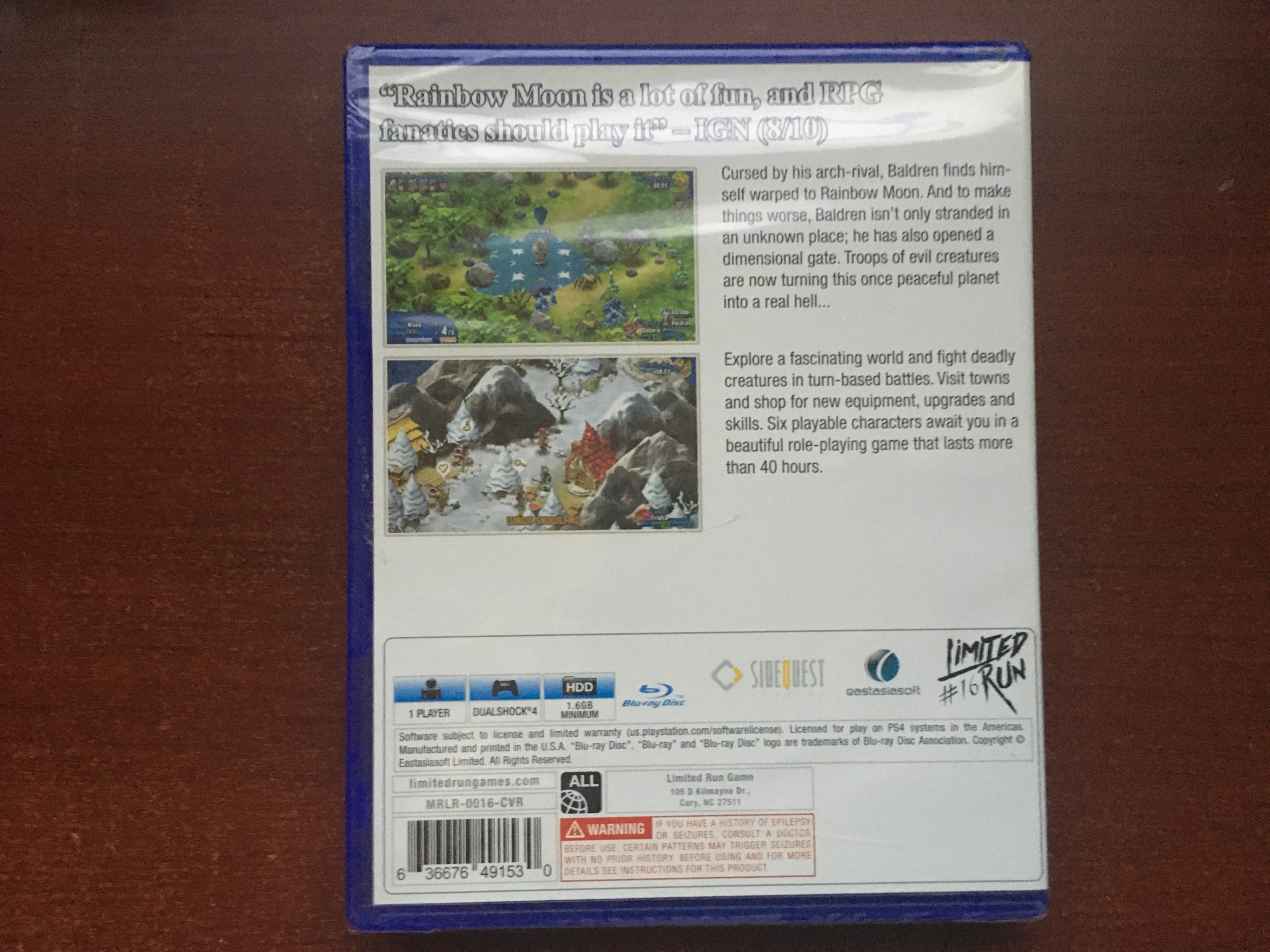 Rainbow Moon PS4: Sealed Limited Run RPG Adventure - photo 2