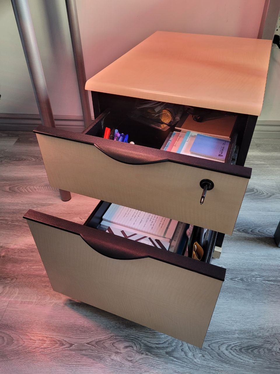2-Drawer Filing Cabinet / File Drawer / Storage Organizer - photo 3