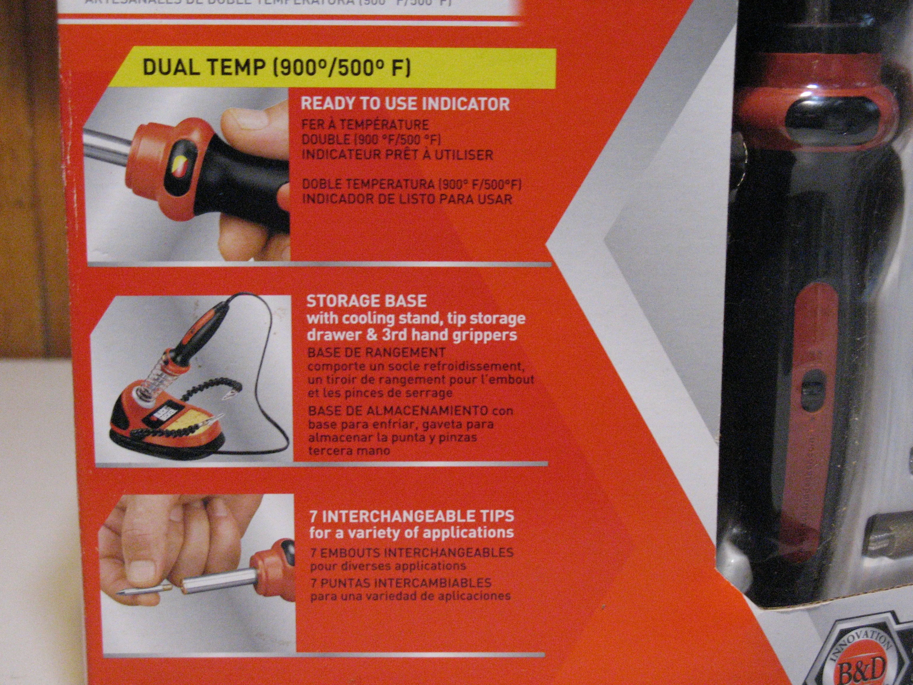 Black & Decker Soldering and Craft Iron, BRAND NEW image indicator(3)