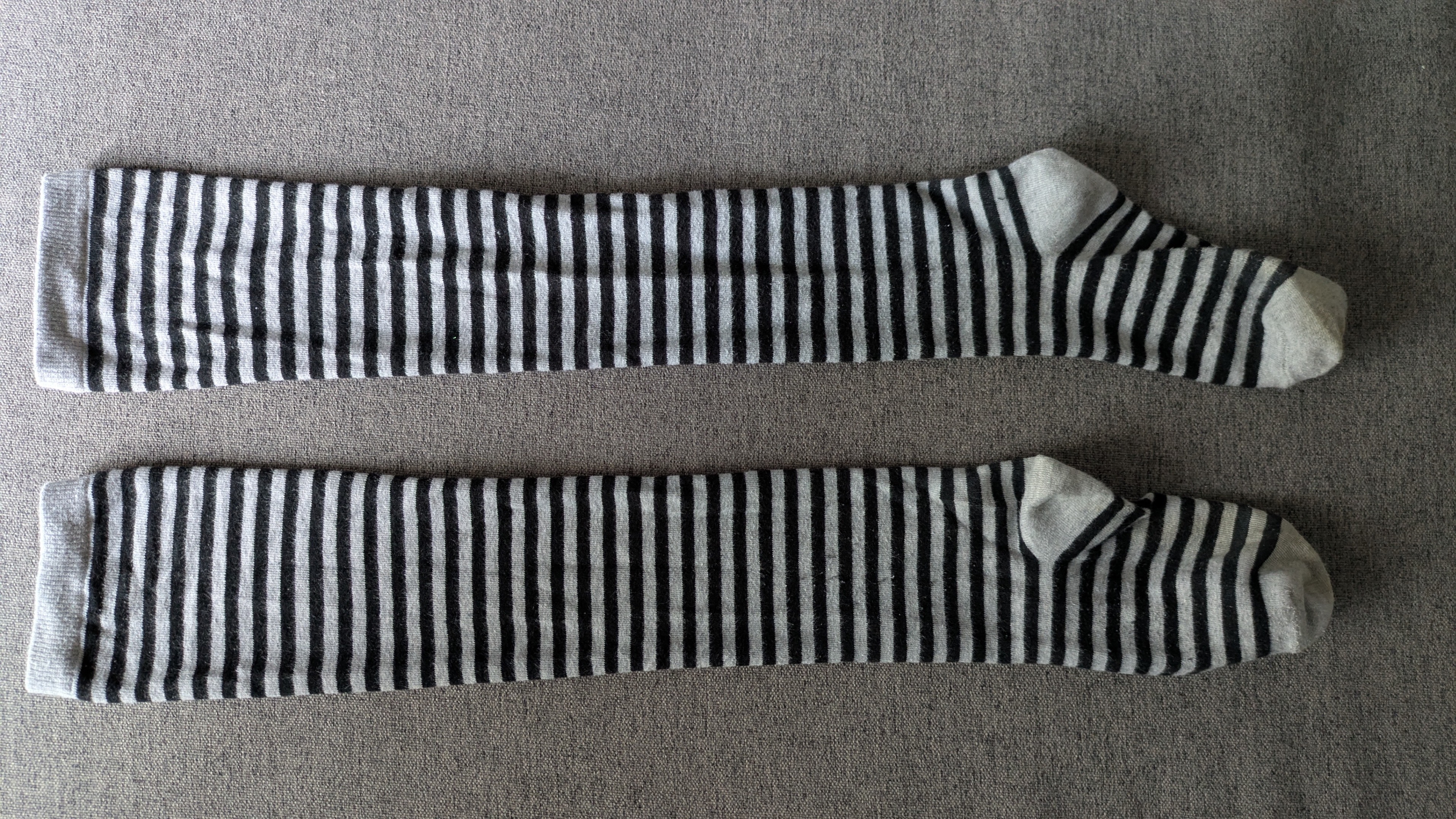 Striped Knee-Length Socks