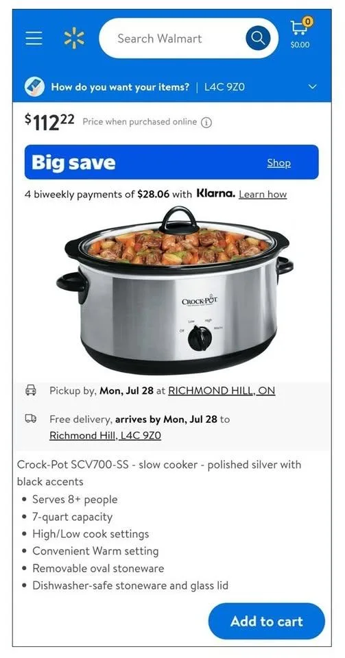 Crock-Pot 7-Quart Oval Manual Slow Cooker, Stainless Steel - NEW image indicator(2)