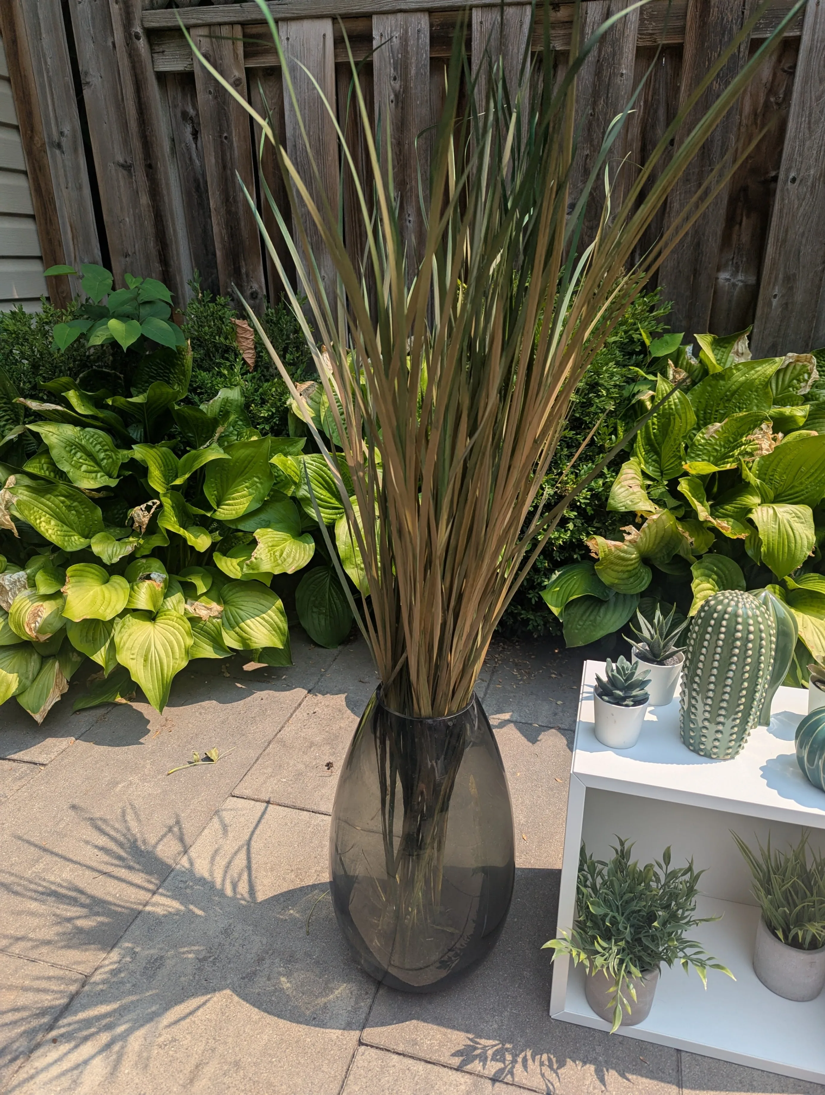 Large Lot of Home Decor Items - Faux Plants + Cube image indicator(2)