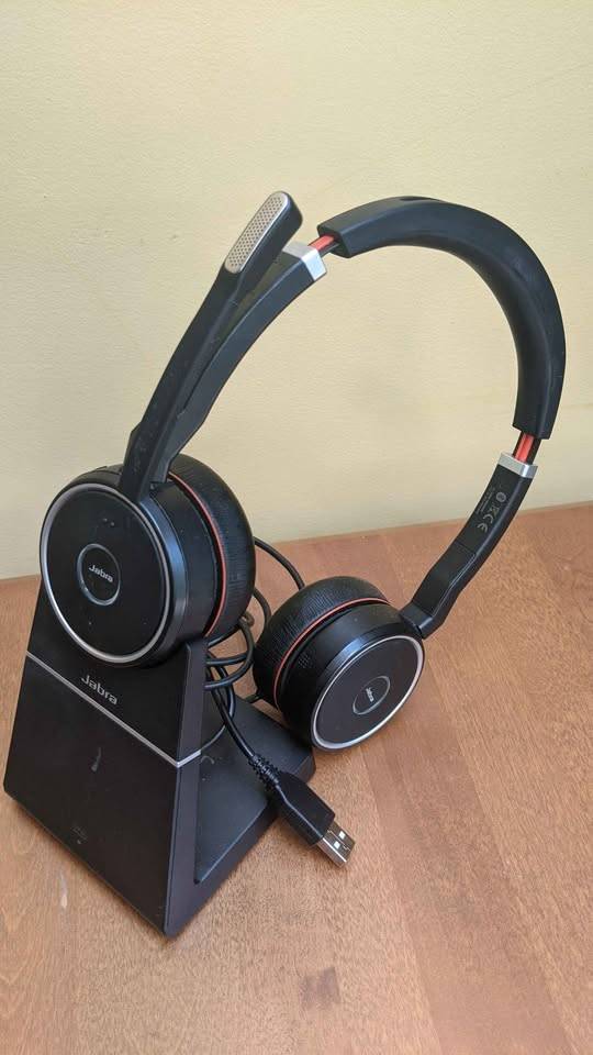 Jabra Evolve 75 Wireless Bluetooth Headphones Black HSC040W - photo 2