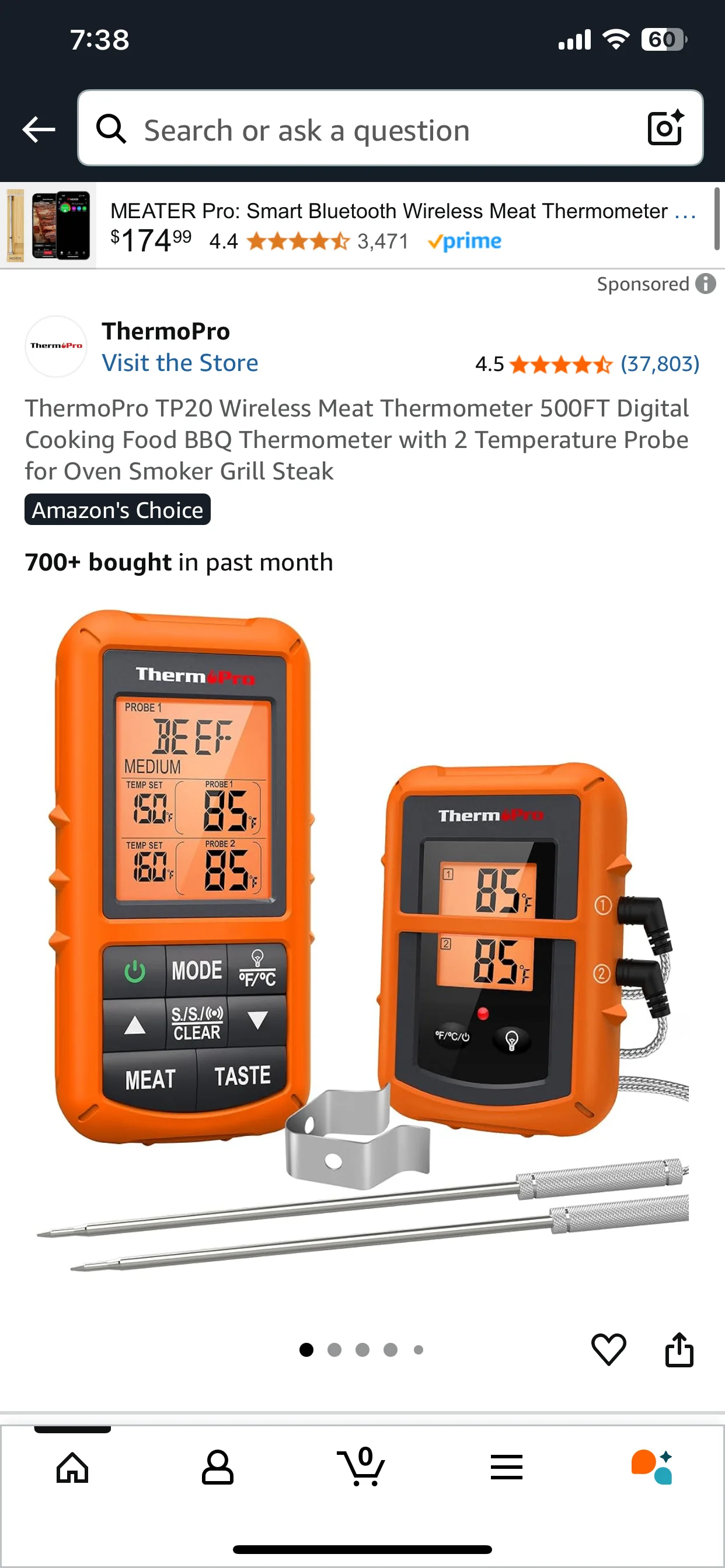 MEAT THERMOMETER WIRELESS thumbnail