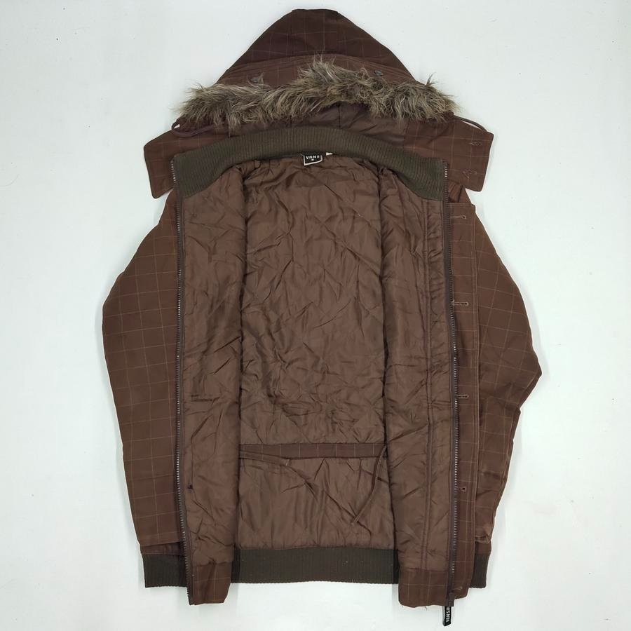 Vans Quilted Jacket with Detachable Hoodie – Size M