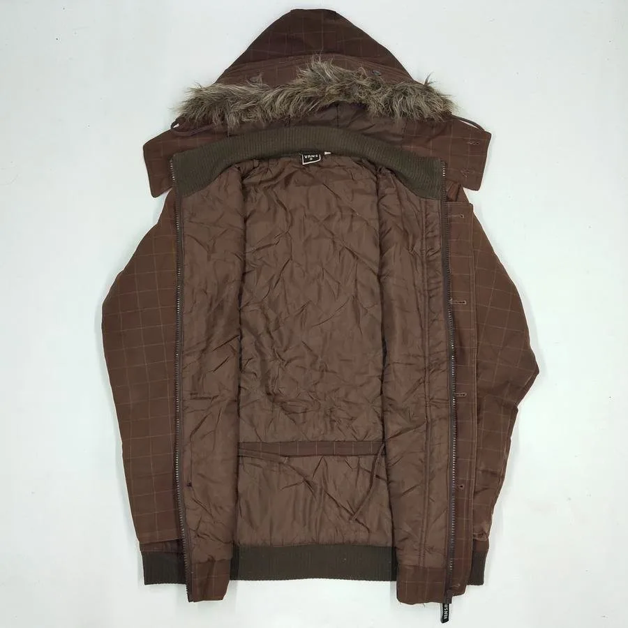 Vans Quilted Jacket with Detachable Hoodie – Size M thumbnail