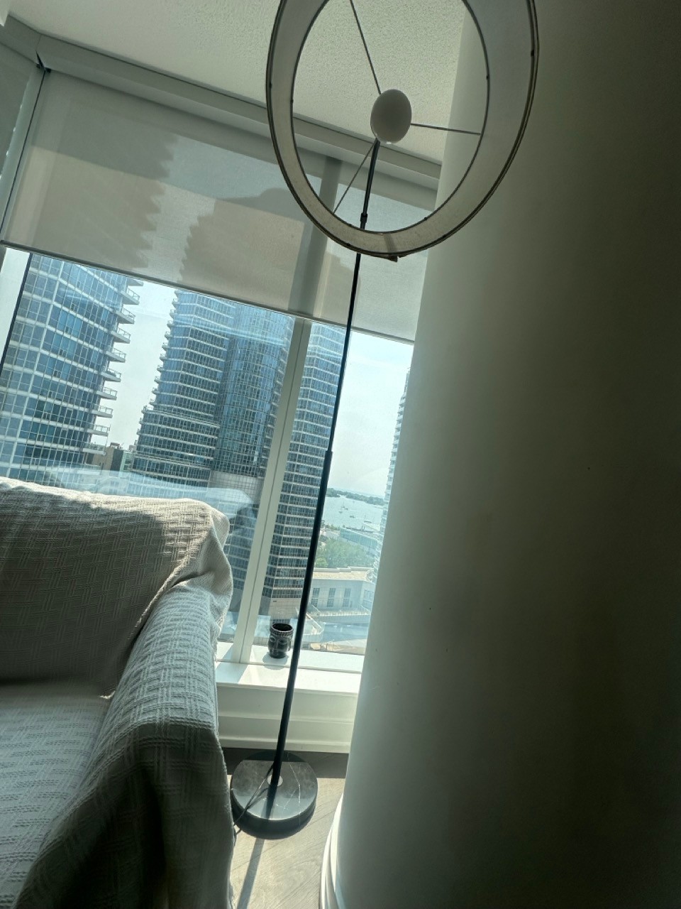 Floor Lamp for Light with Foot Switch Marble Base,inc Bulb - photo 3