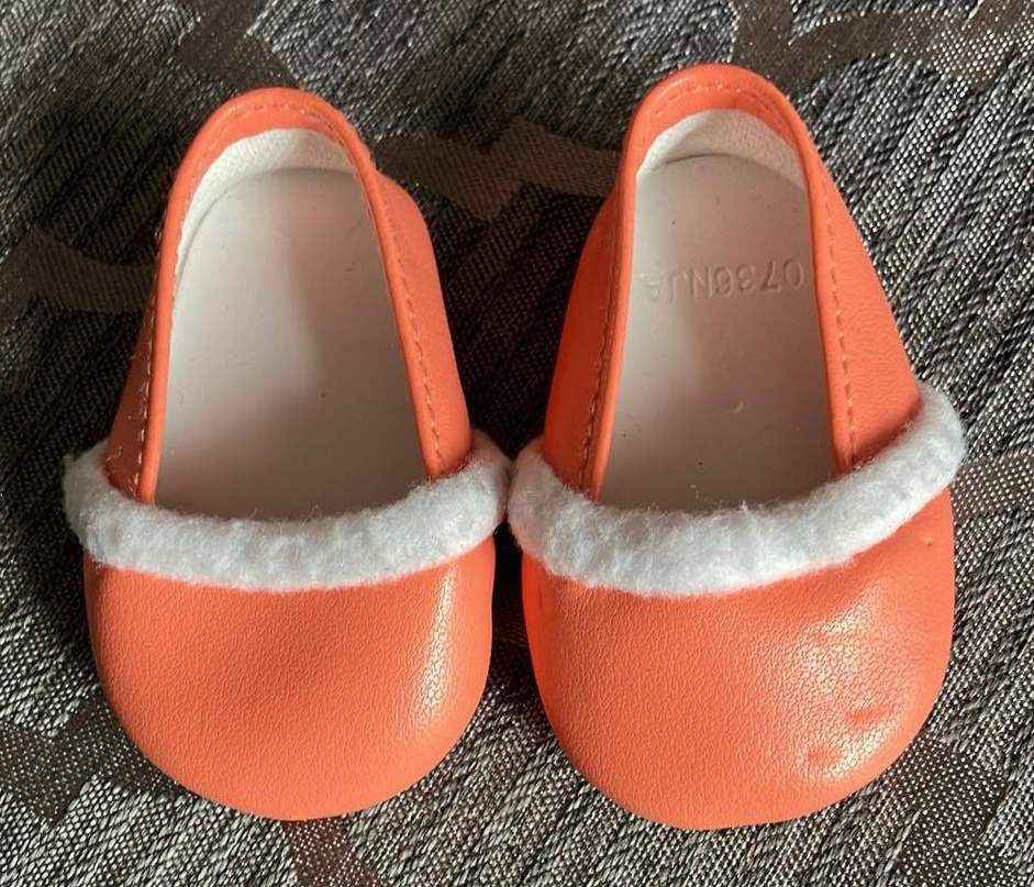 American Girl Coral Slip on Ballet Flat Doll Shoes