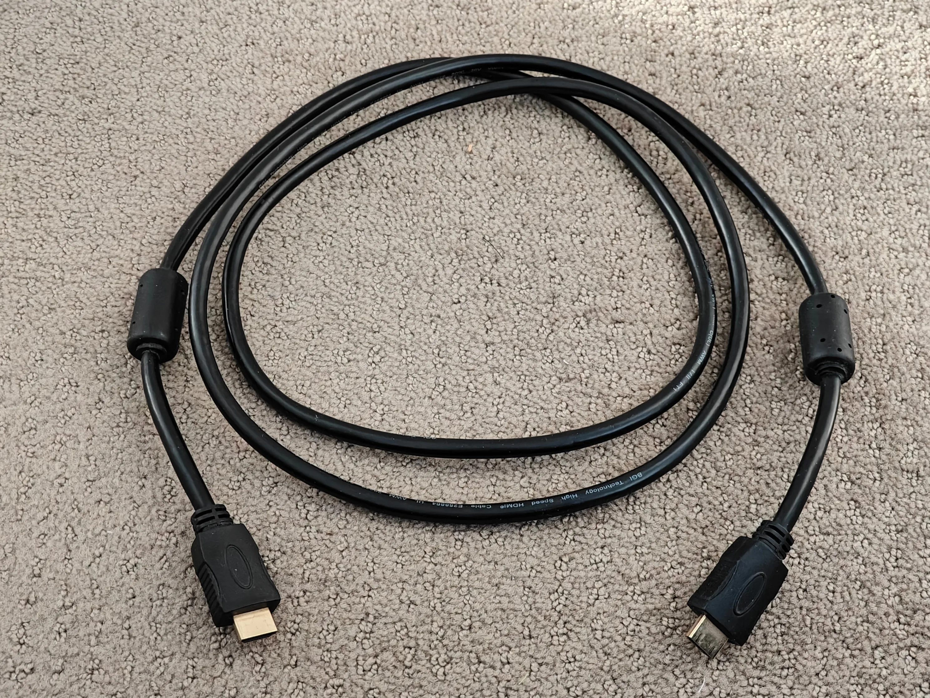 HDMI Cable BGI Technology - High Speed HDMI Cable - 6 Feet thumbnail