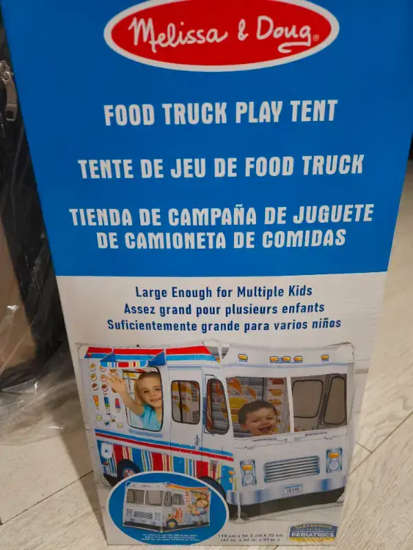 Melissa and Doug Food Truck Play Tent for kids