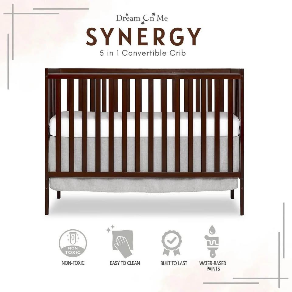 Dream On Me Synergy 5-in-1 Convertible Crib - photo 4