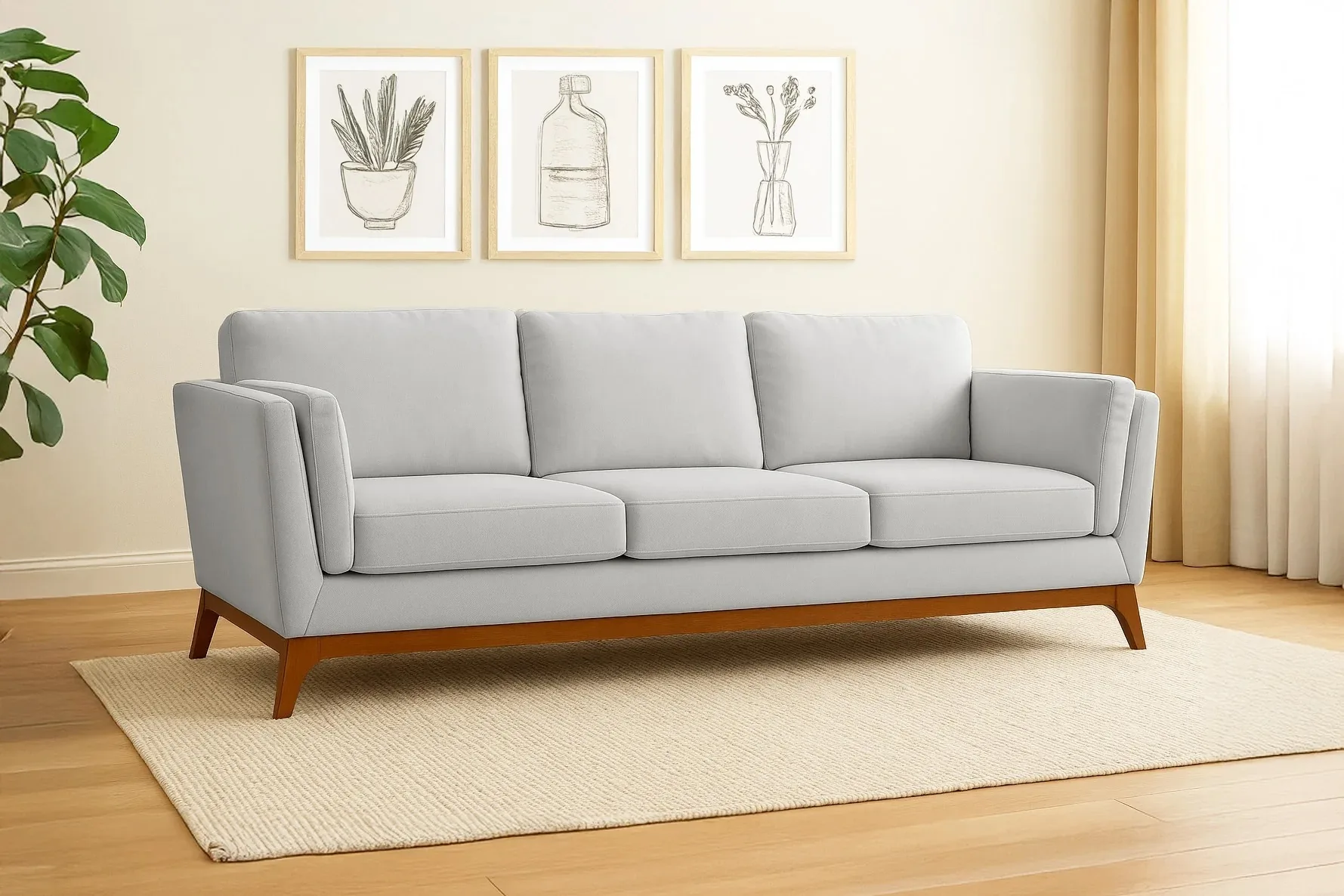 Auberge Designs - Kemi Couch - Pet/scratch resistant (As New) thumbnail