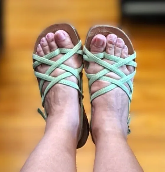 Genuine Lands' End Chic Strappy Sandals US Brand thumbnail