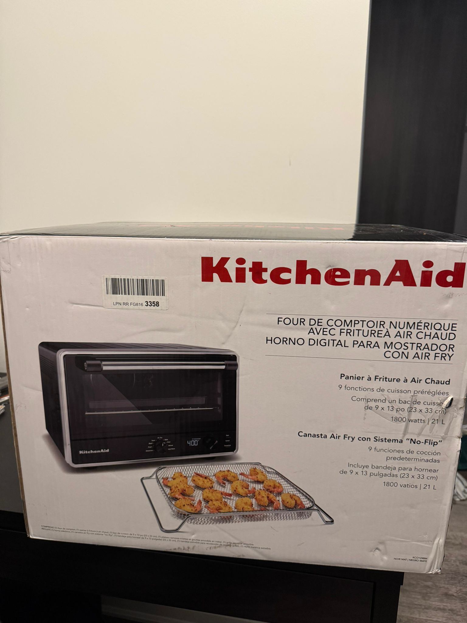 KITCHENAID COUNTERTOP OVEN with Air Fryer