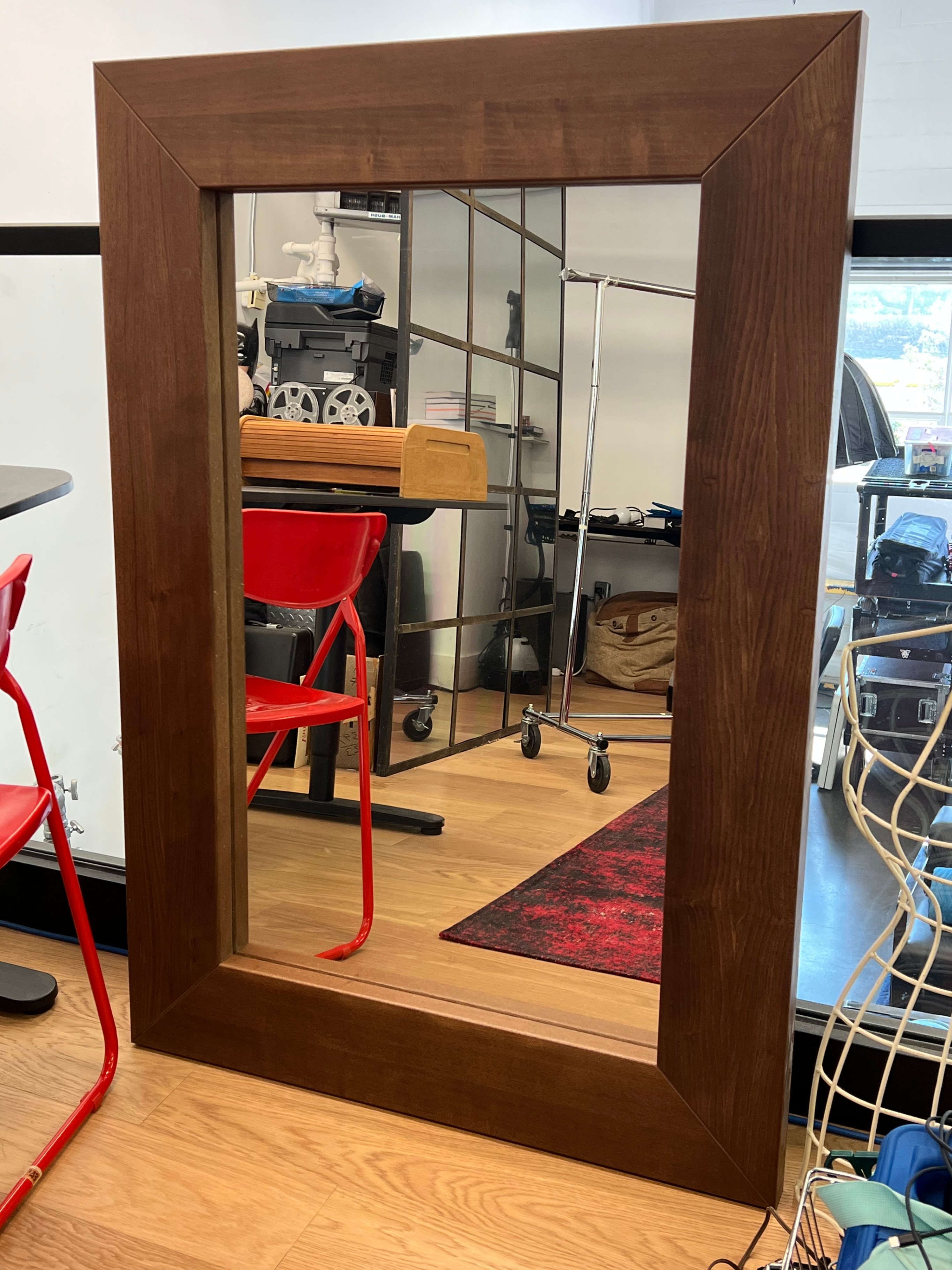 Wood Framed Mirror (IKEA MONGSTAD)