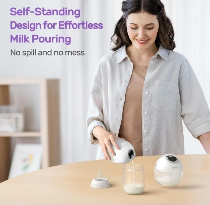 Nuliie wearable Breast Pump S32, Electric 2 Modes 9 Levels image indicator(3)