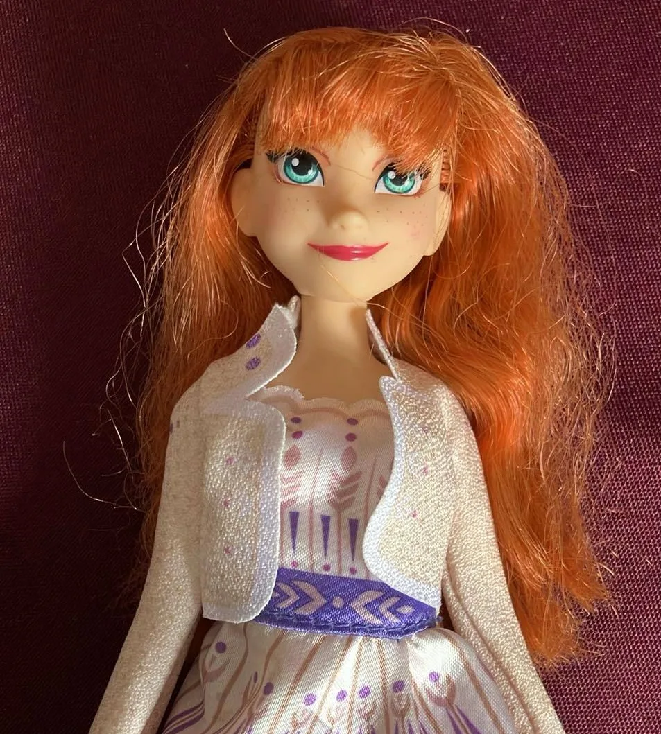 Disney Frozen Anna Doll White Dress image indicator(2)