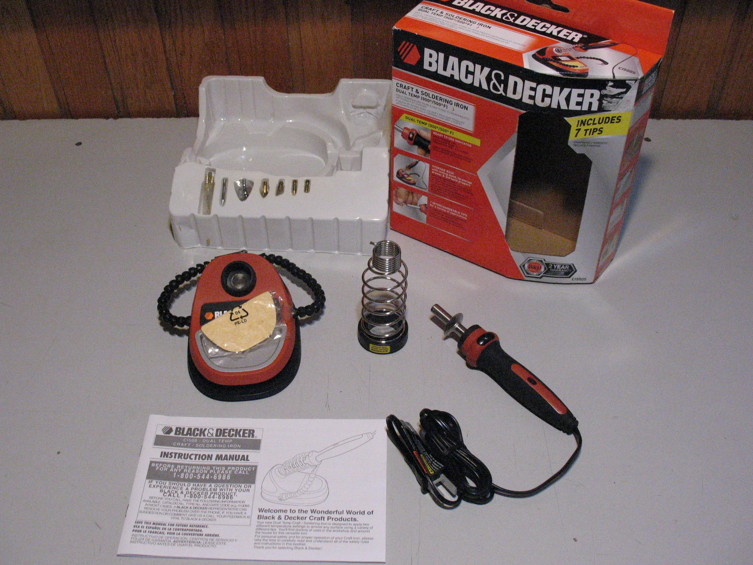 Black & Decker Soldering and Craft Iron, BRAND NEW image indicator(10)