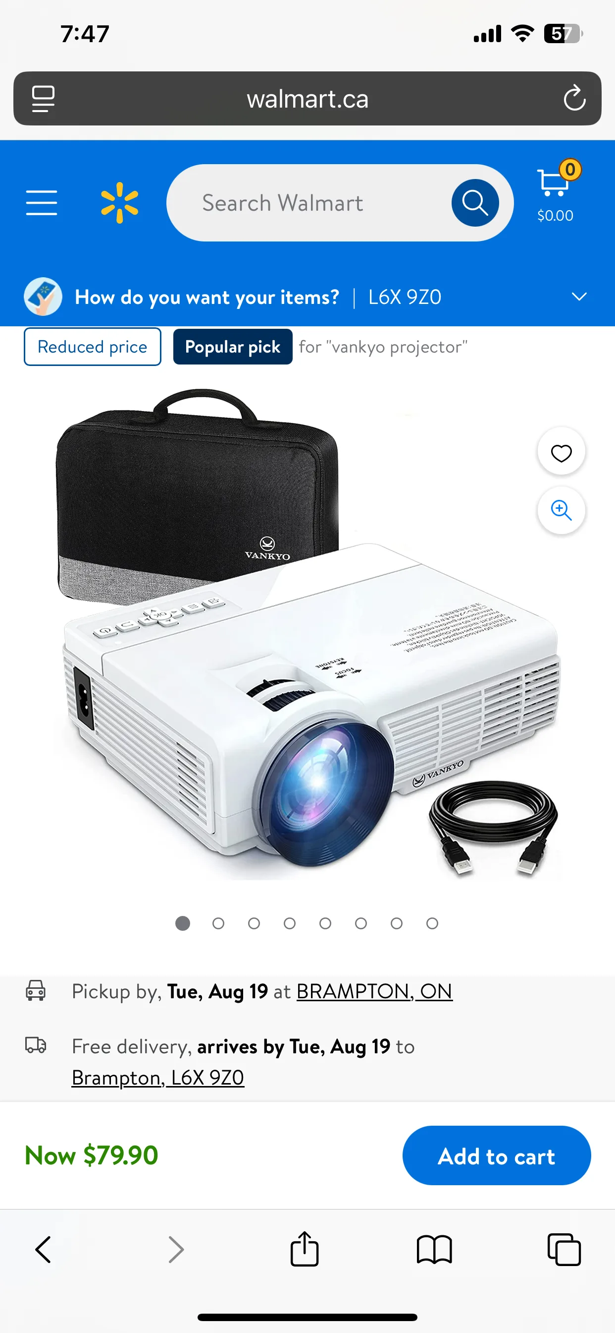VANKYO LEISURE 3 PROJECTOR 170" thumbnail