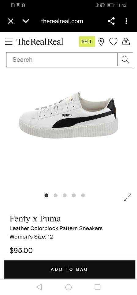 Brand new Puma x fenty creeper sneakers