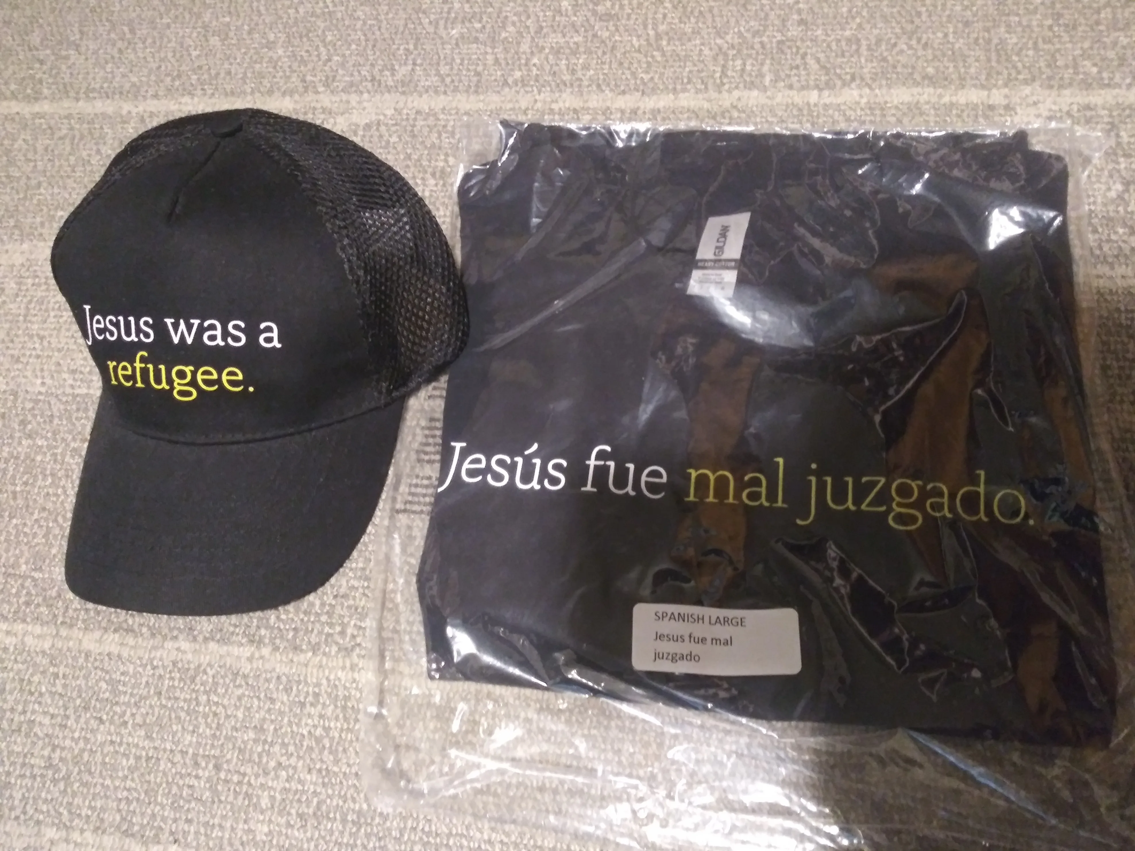 Jesus t-shirt and hat thumbnail