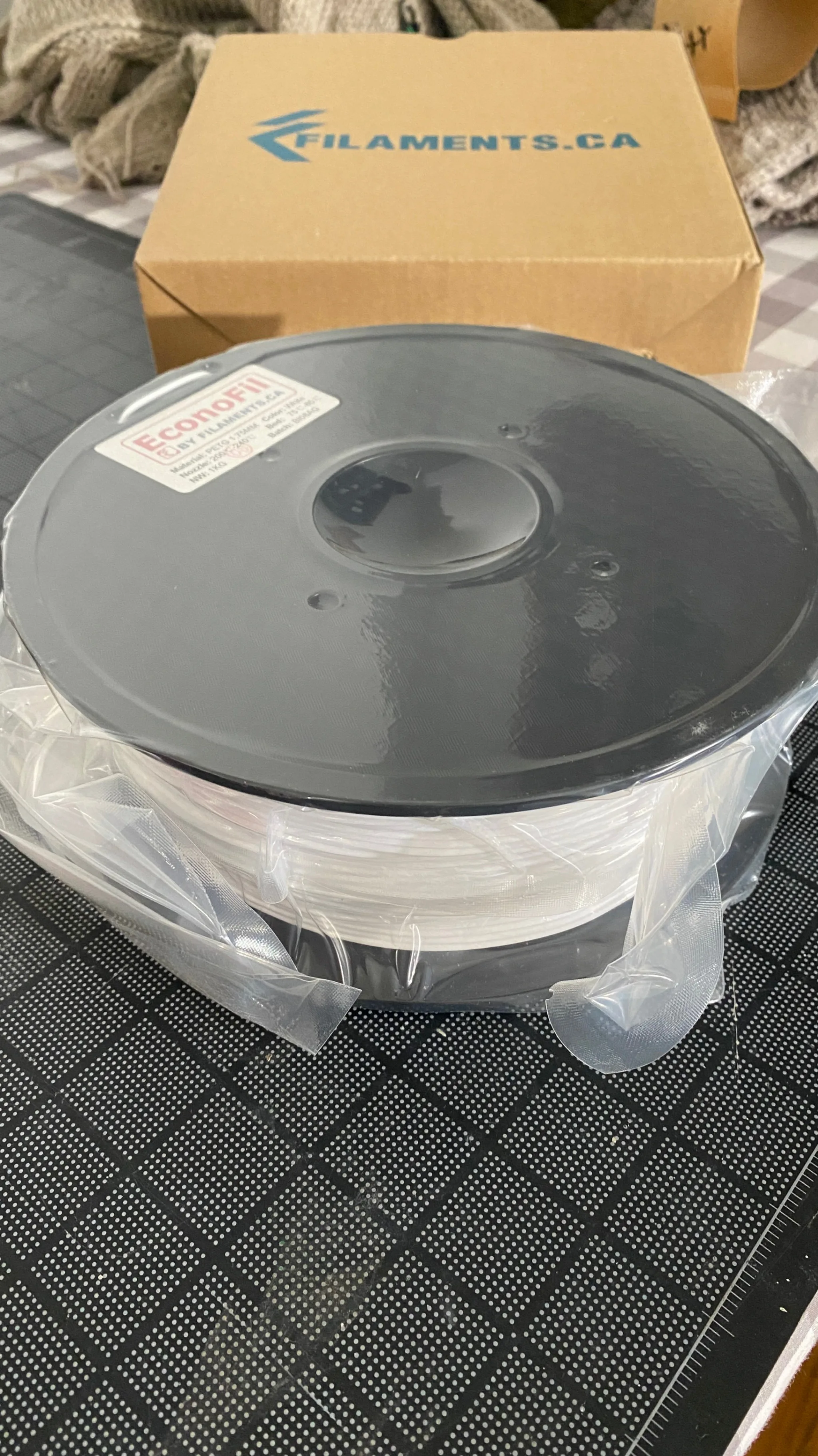 New 3D Printing Filament - PETG White thumbnail