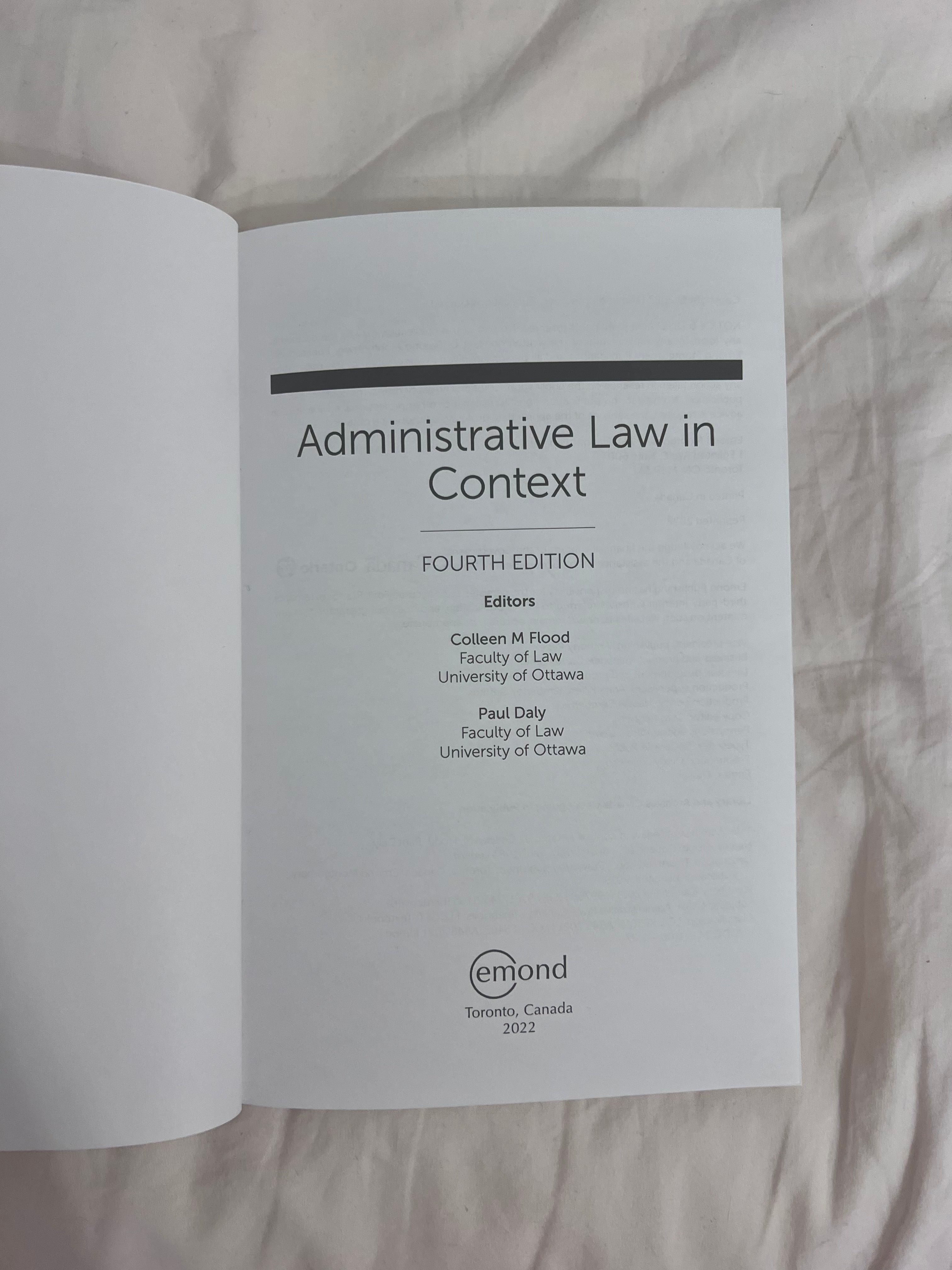 Administrative law in context, 4th edition. - photo 2