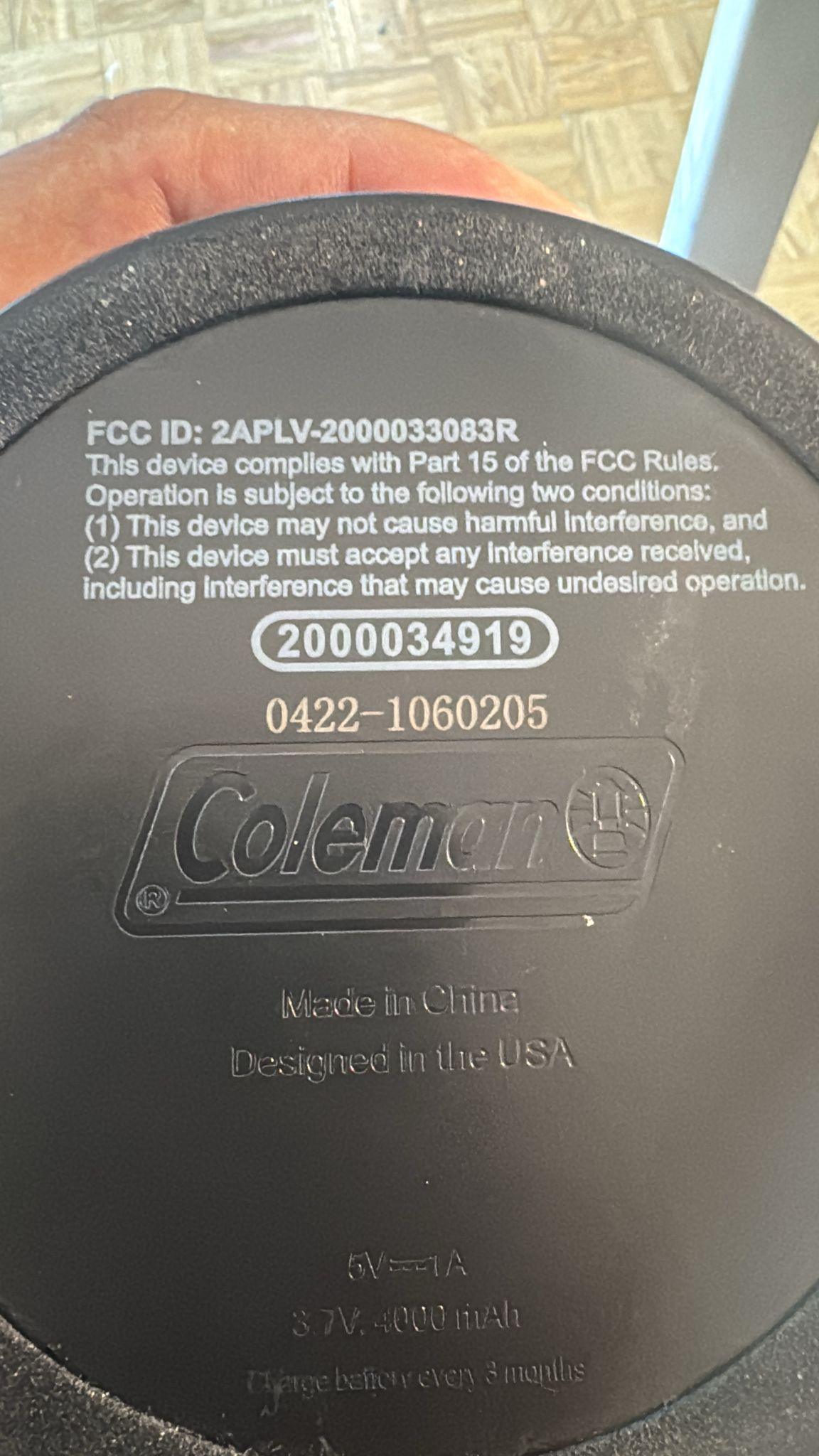 Open Offer - Coleman Rechargeable  Lantern with Bluetooth Speake - photo 4