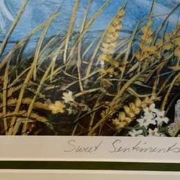 "Faithful Friends" by Kathy Hagerman Puppy Framed Print. image indicator(3)