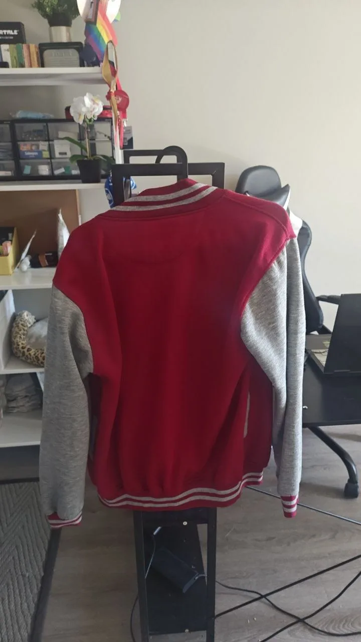 Unisex Varsity Jackets (Pink & Red) – Bundle or Single image indicator(4)