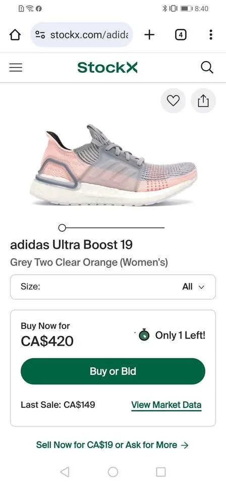 Women's adidas ultraboost thumbnail