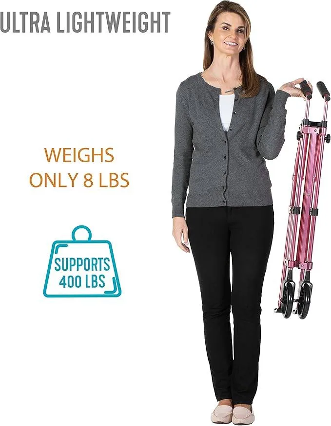 Stander Wonder Walker Lightweight Compact Foldable 6" Wheels image indicator(4)