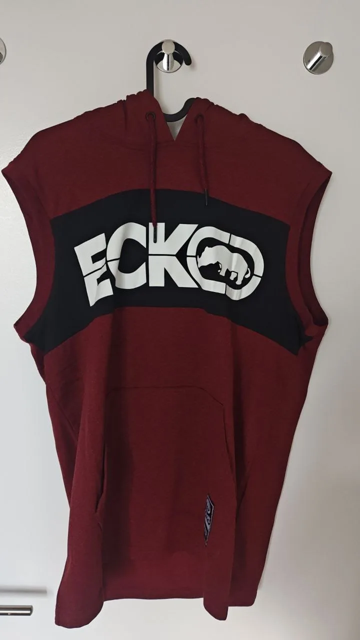 Ecko Red Sleeveless Hoodie (Size S/M) thumbnail