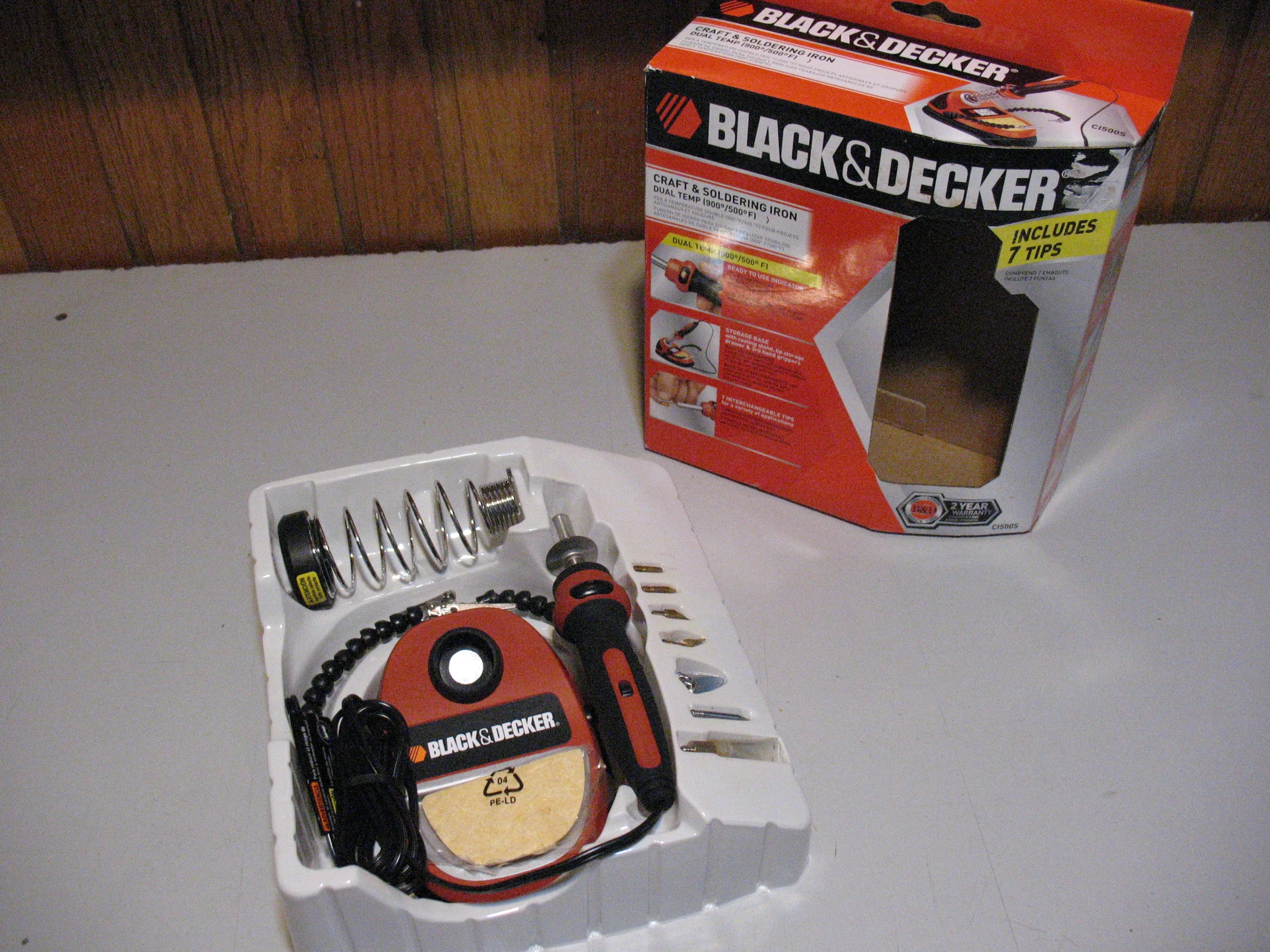 Black & Decker Soldering and Craft Iron, BRAND NEW image indicator(4)