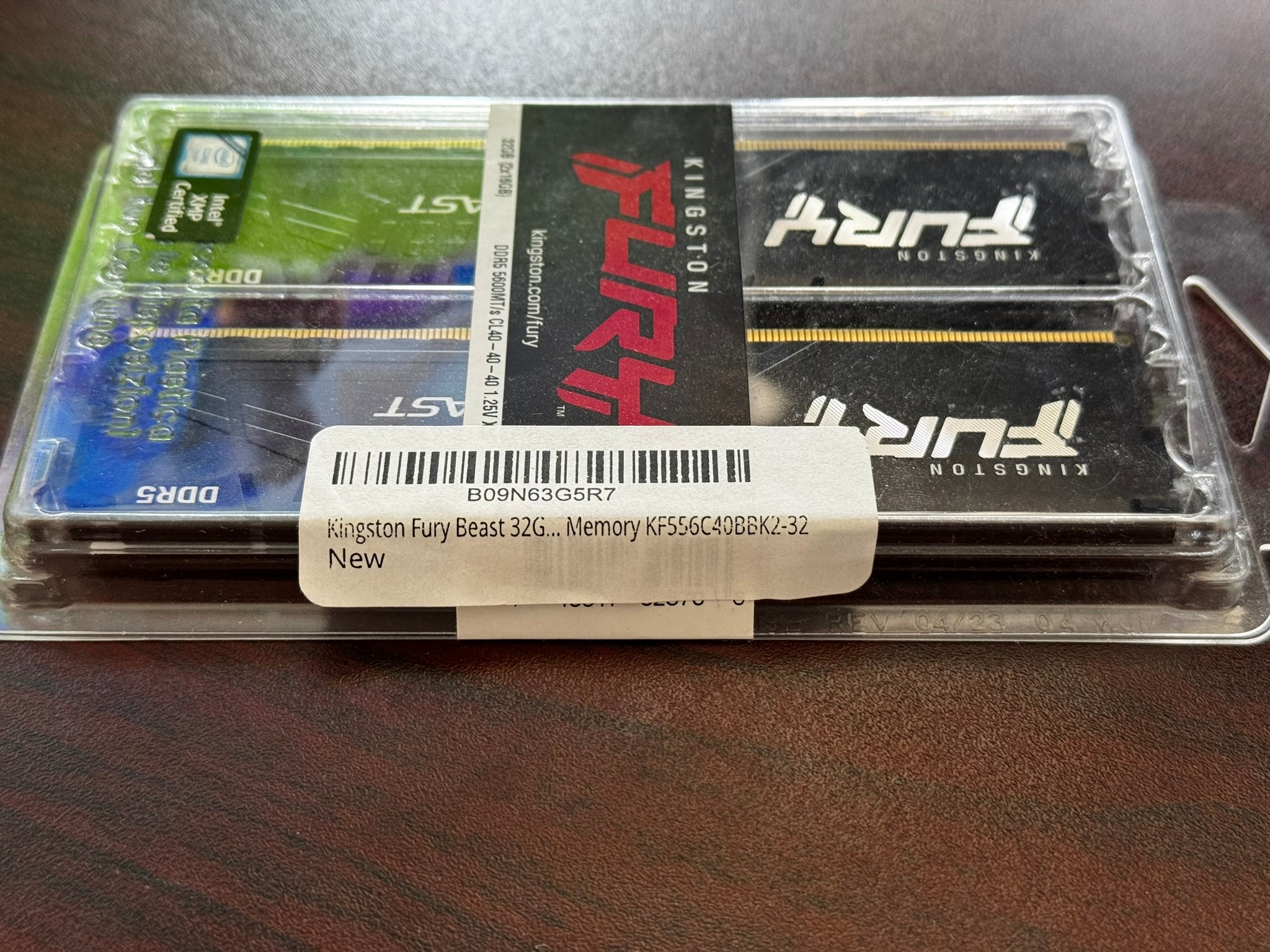 Kingston Fury Beast 32GB (2x16GB) 5600MHz DDR5 CL40 DIMM - photo 2