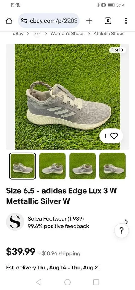 Adidas edge lux sneakers thumbnail