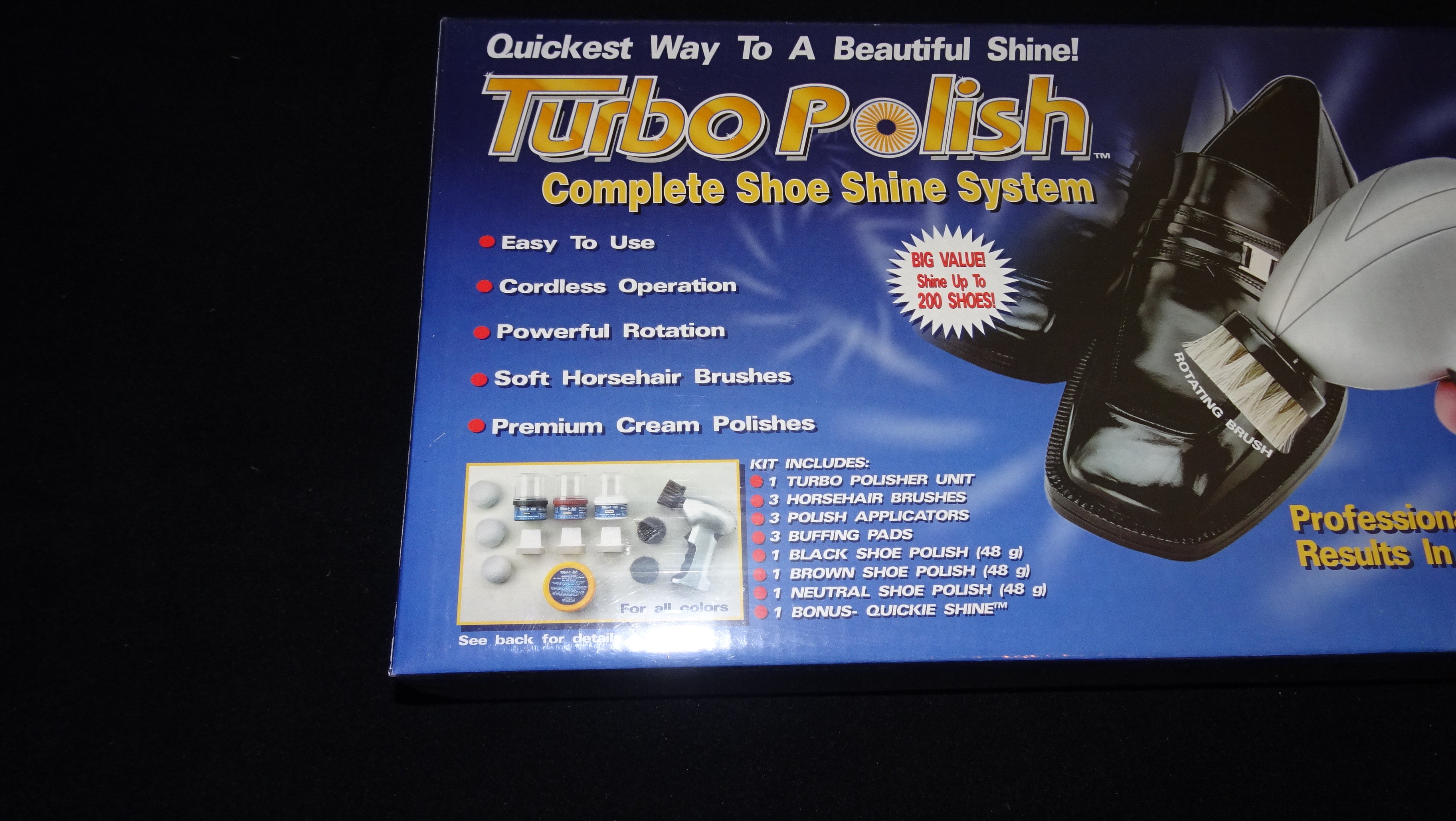 Turbo Polish Shoe Shine System   Brand NEW - photo 2