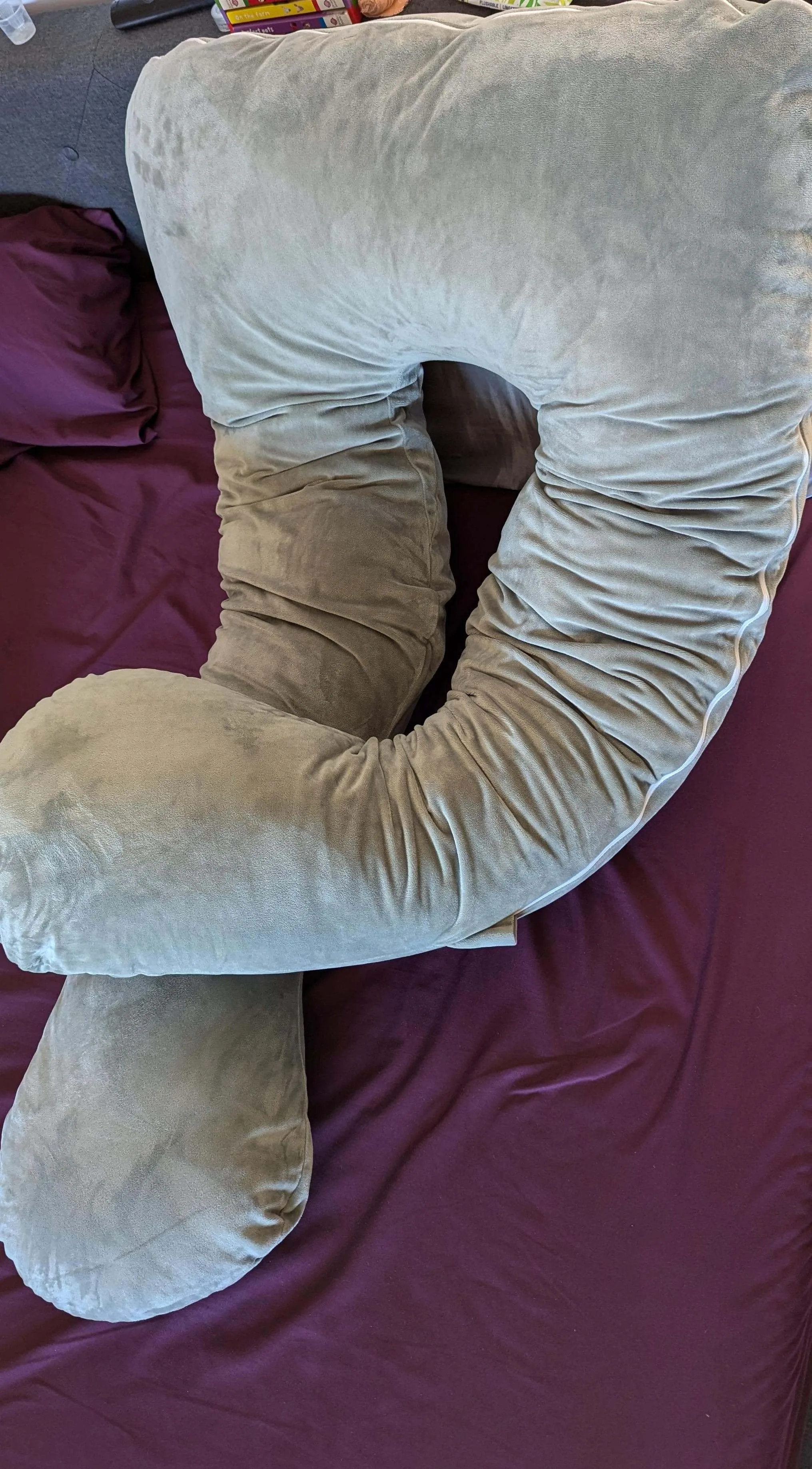 Meiz Pregnancy Pillow Cover - Pregnancy Body Pillow Velvet Cover image indicator(2)