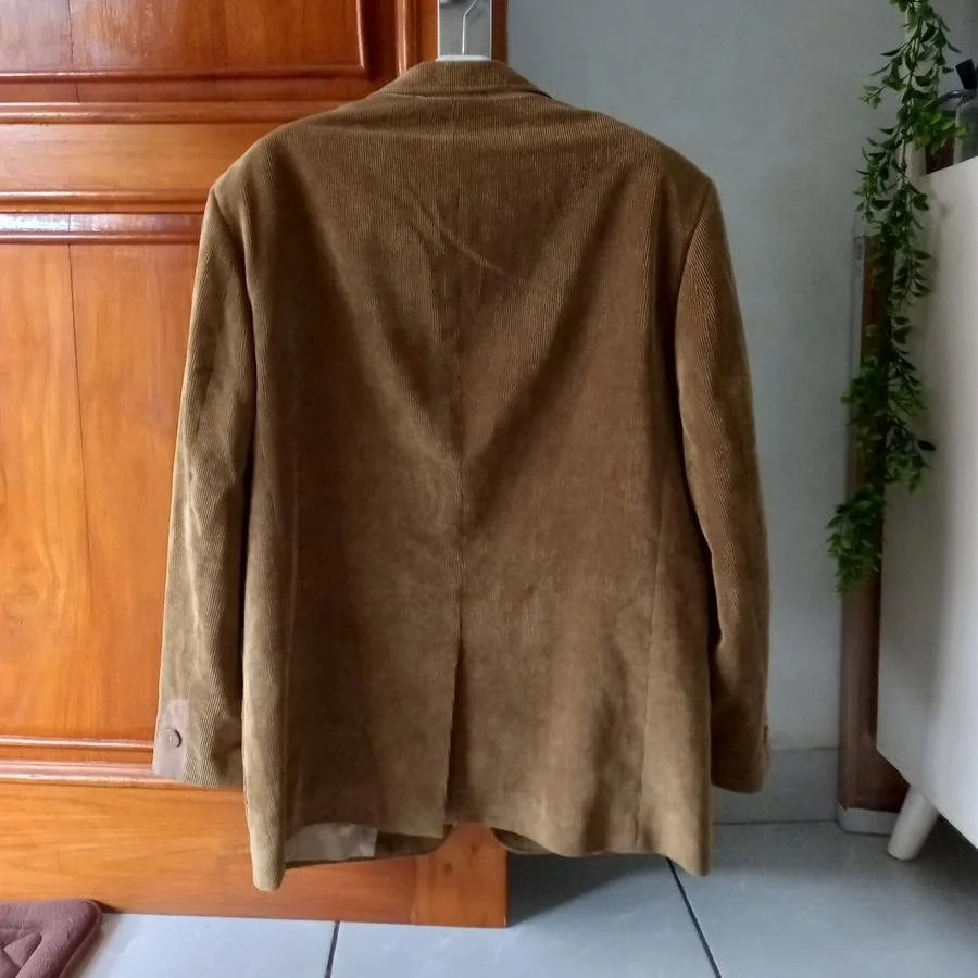 Giorgio Armani Vintage Italian Corduroy Blazer – Size 48 image indicator(2)