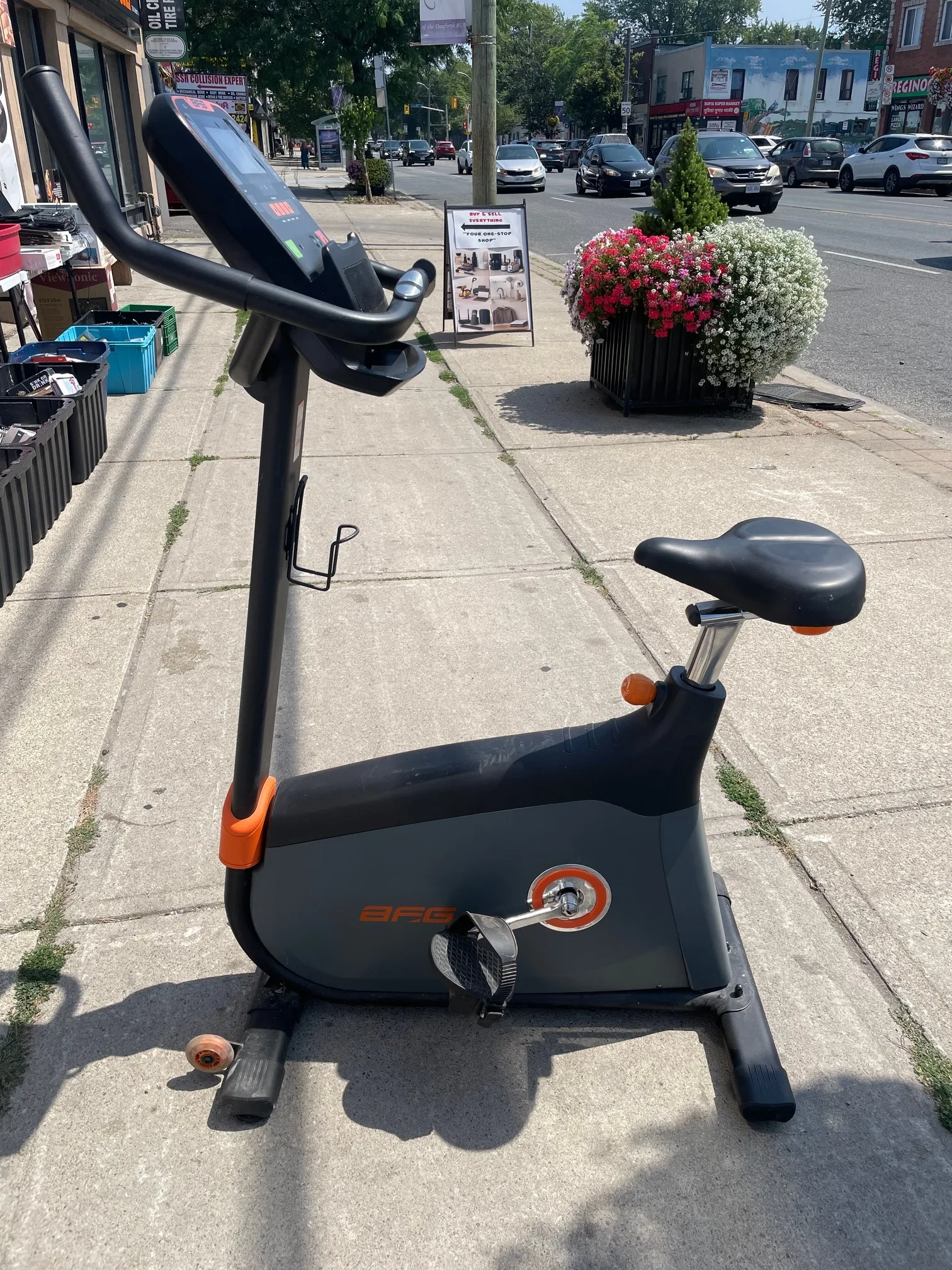 AFG 7.3 AU Upright Stationary Bike – Smooth, Quiet & Comfortable thumbnail