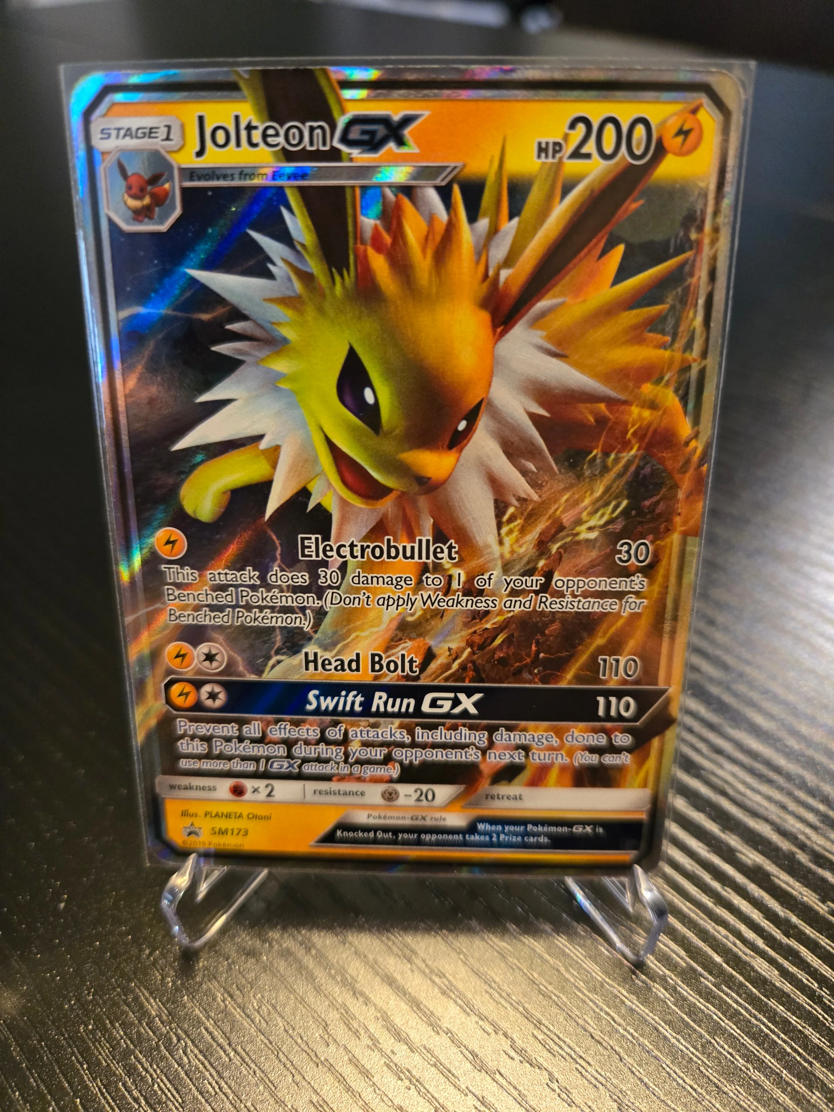 Jolteon-GX (SM173) — Sun & Moon Black Star Promo — NM thumbnail