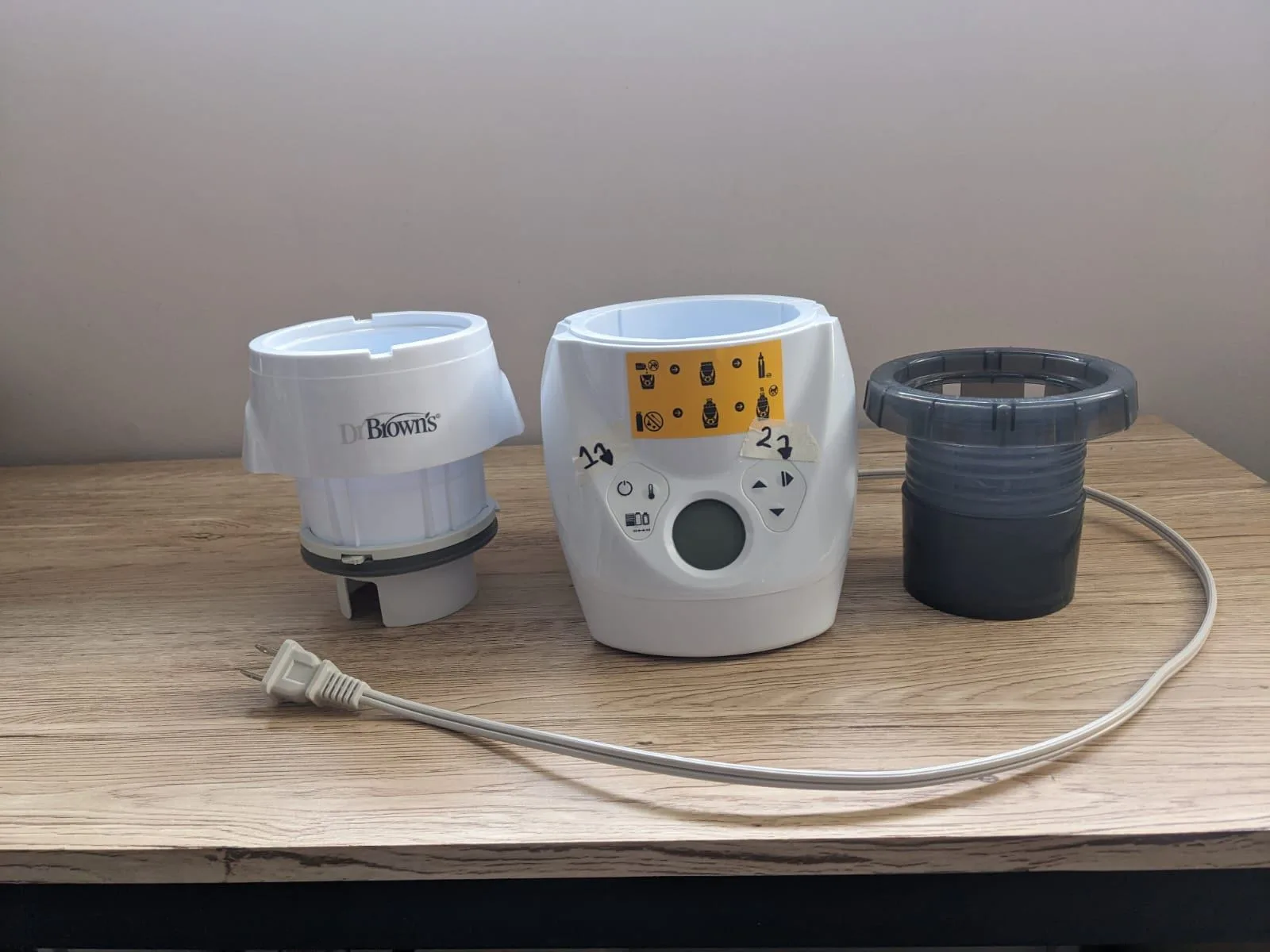 Dr. Brown's MilkSPA Breast Milk and Bottle Warmer, White image indicator(2)