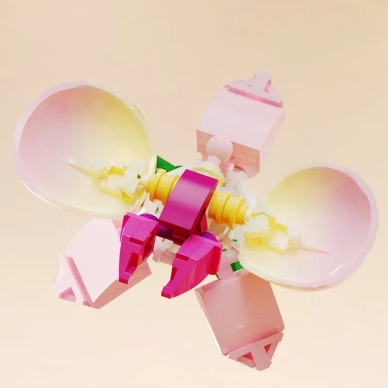 New In Box TuoMu T6005 Orchid Building Kit - Great Gift! image indicator(5)