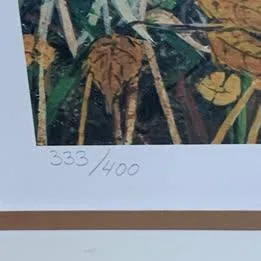 Kathy Hagerman  Puppies Print in wooded frame. Dog Collection. image indicator(2)