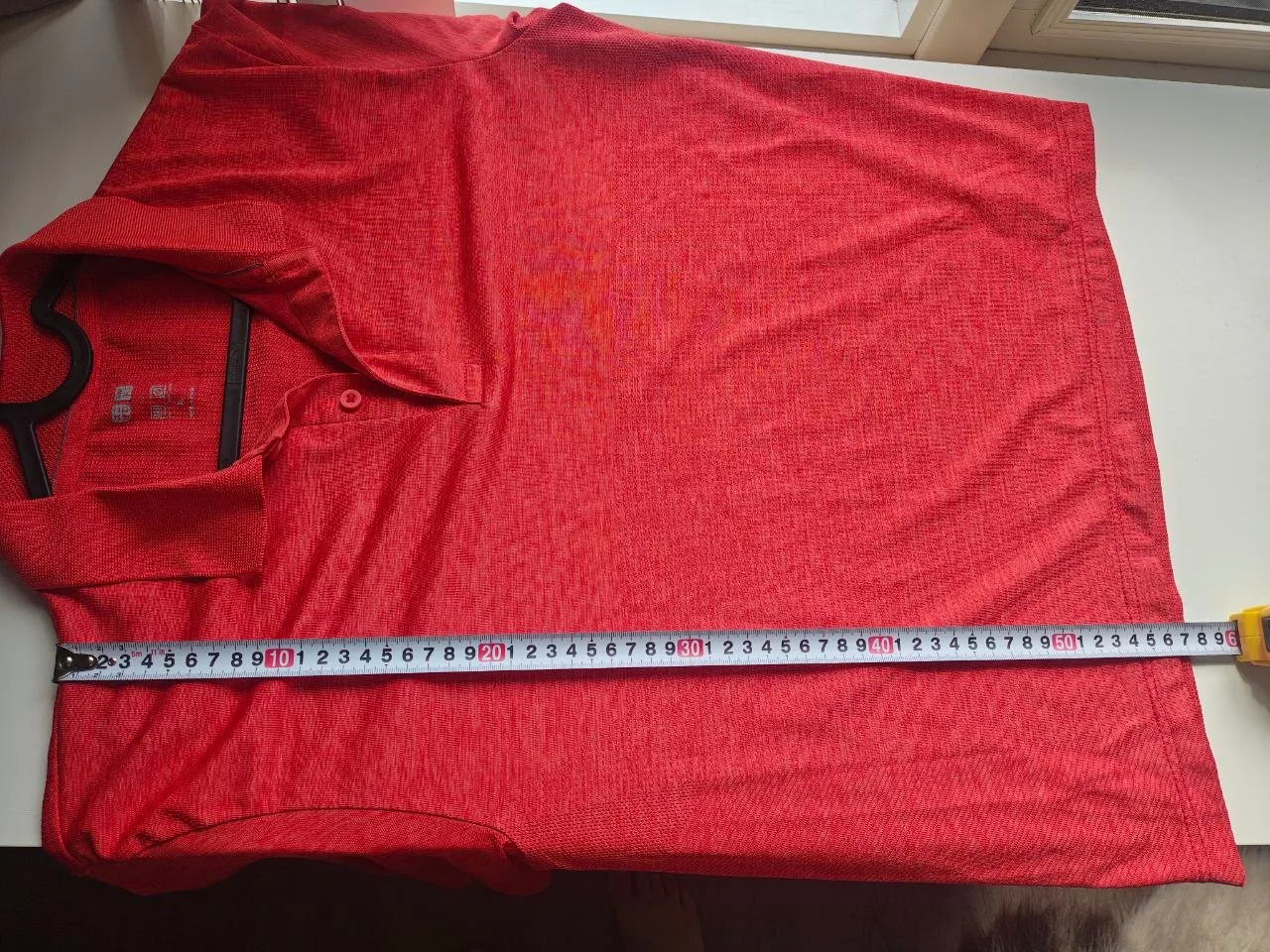 Uniqlo AIRism Red Polo Shirt (Fits M, Tag XL) image indicator(6)